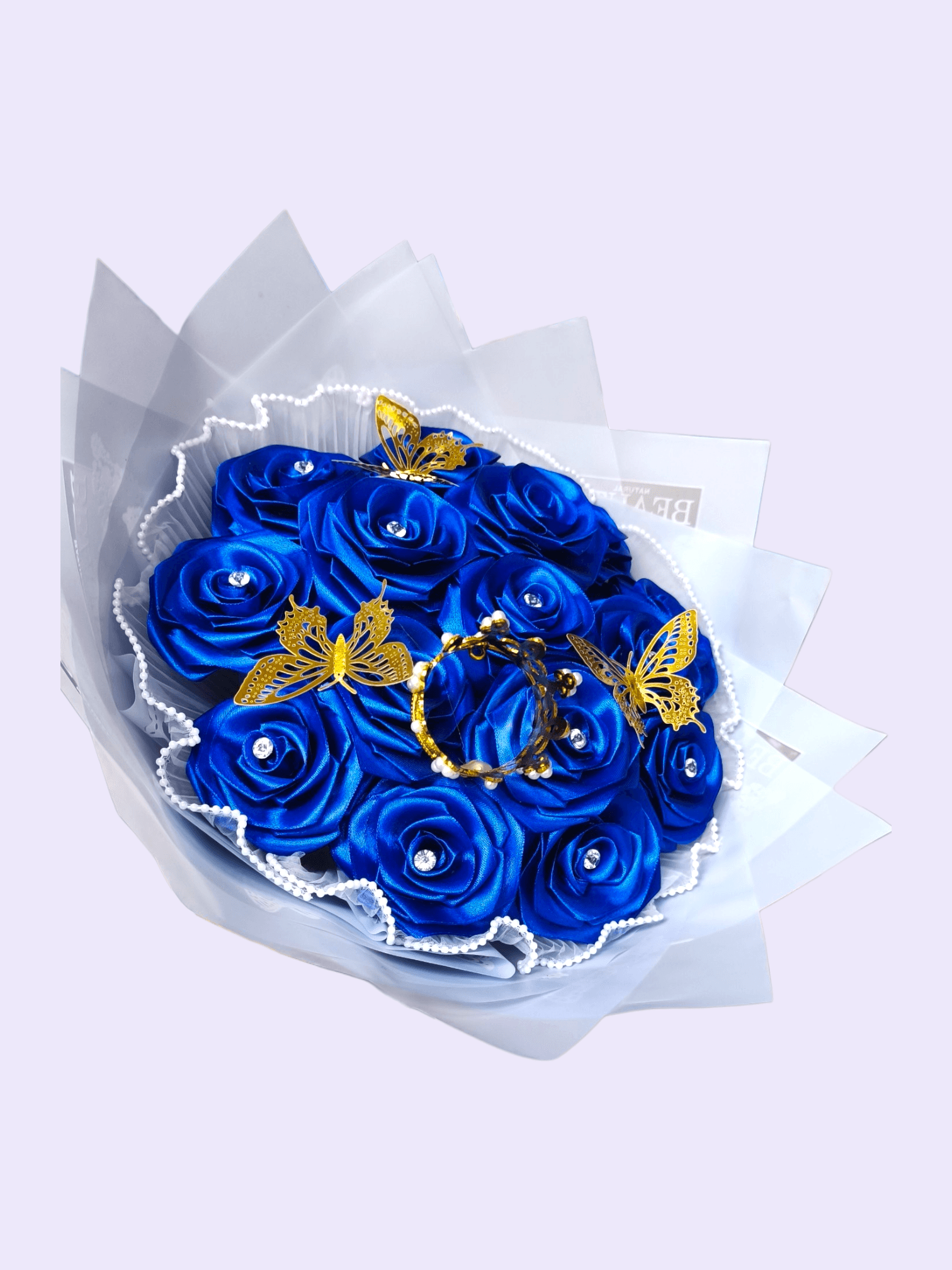 Bouquet eterno Azul M